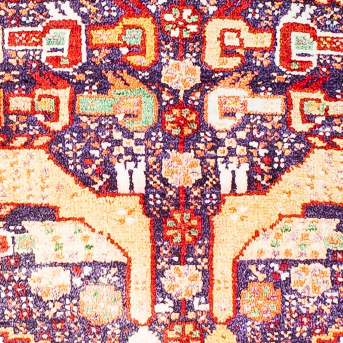 Perski dywan - Nomadyczny - 89 x 72 cm - wielokolorowy