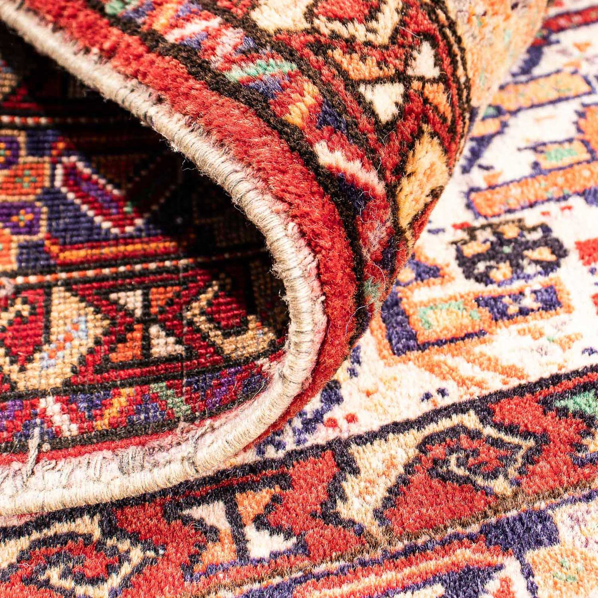 Perski dywan - Nomadyczny - 89 x 72 cm - wielokolorowy