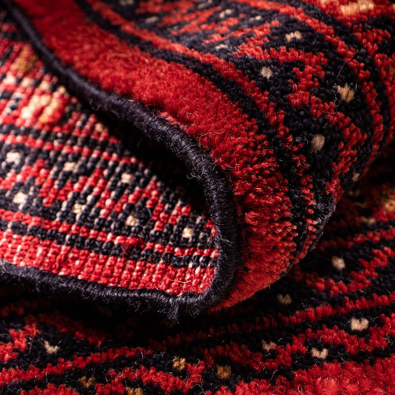 Dywan turkmeński - 88 x 67 cm - ciemna czerwień