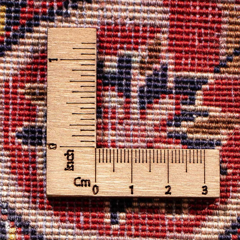 Dywan perski - Keshan kwadratowy  - 97 x 77 cm - ciemna czerwień