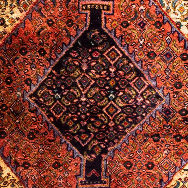 Perski dywan - Nomadyczny kwadratowy  - 91 x 77 cm - jasna czerwień