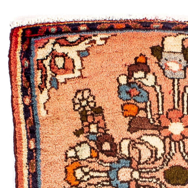 Dywan perski - Klasyczny - 63 x 54 cm - jasna czerwień