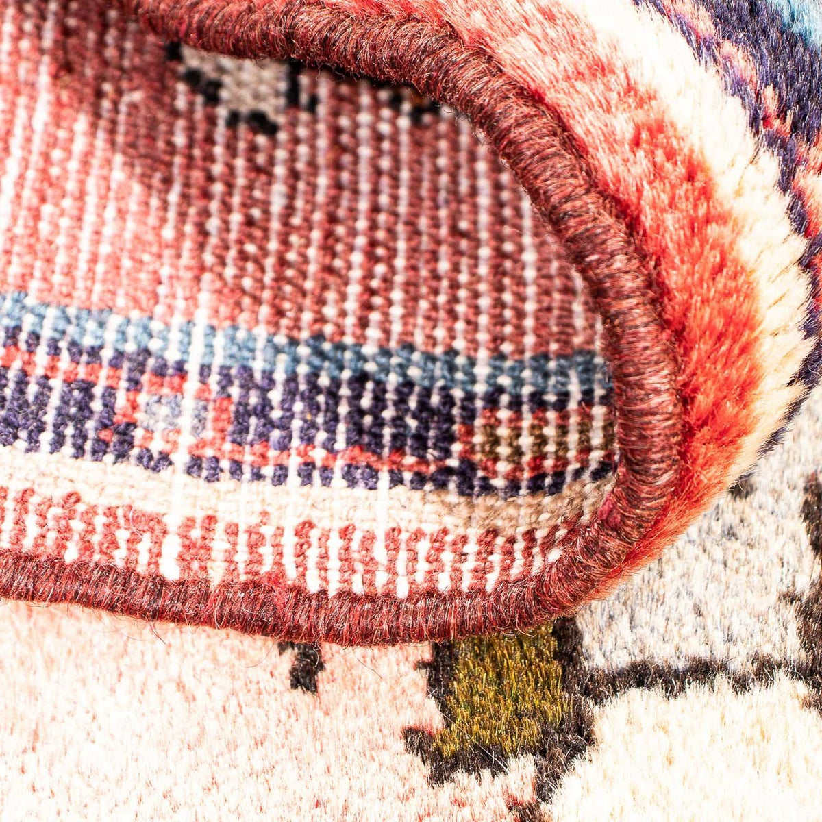 Dywan perski - Klasyczny - 63 x 54 cm - jasna czerwień