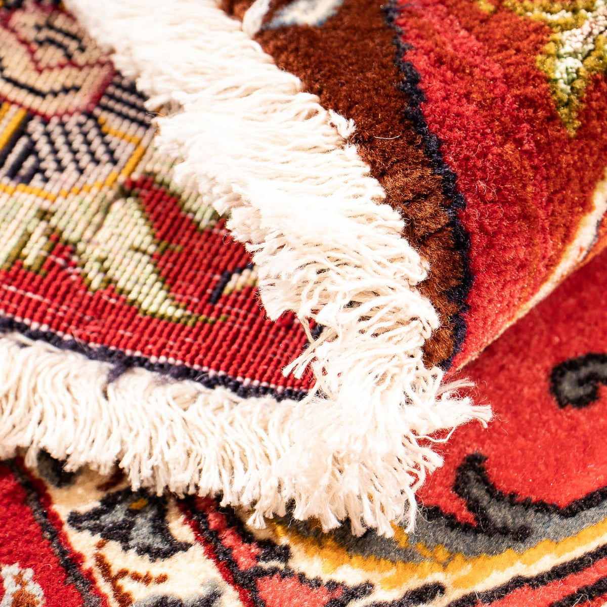 Dywan perski - Keshan - 96 x 68 cm - czerwony