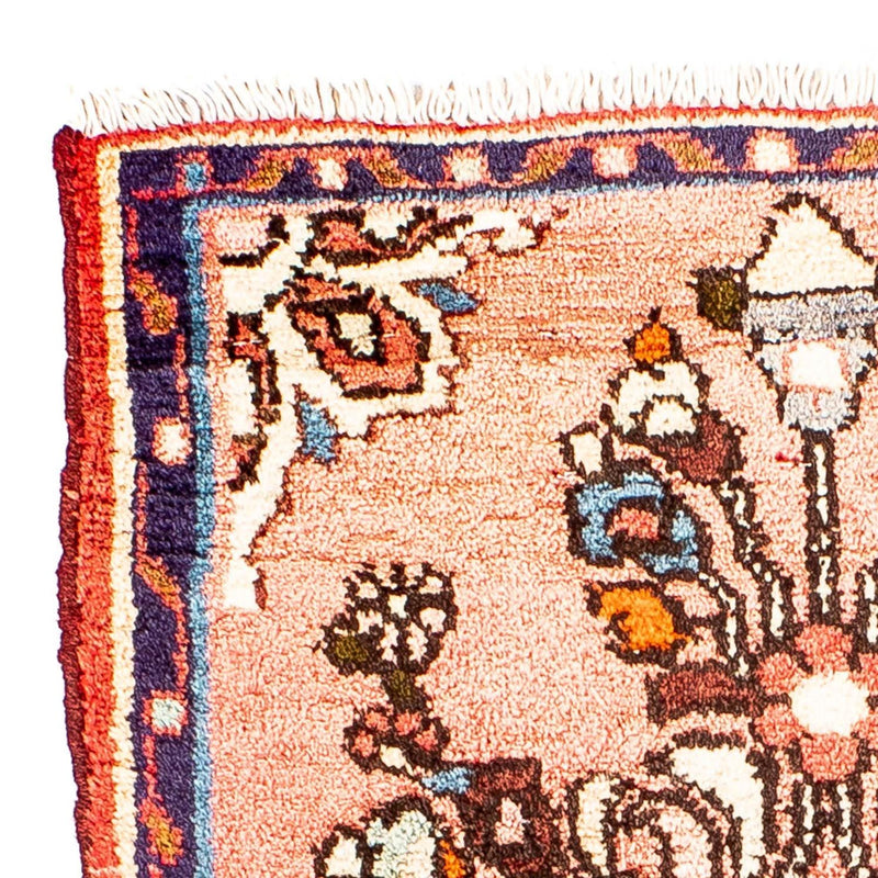 Dywan perski - Klasyczny - 66 x 54 cm - jasna czerwień