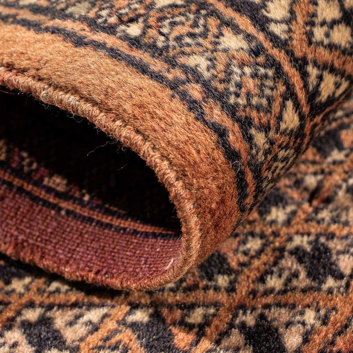 Dywan pakistański - 63 x 32 cm - ciemna czerwień