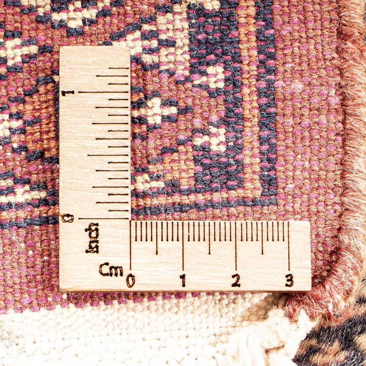 Dywan pakistański - 63 x 32 cm - ciemna czerwień