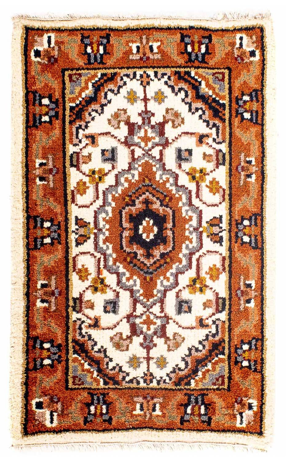 Orientalny dywan - Bijar - Indus - 90 x 60 cm - beżowy