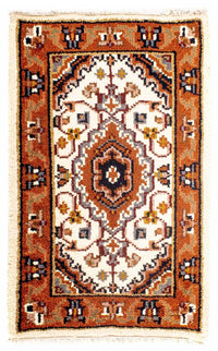 Orientalny dywan - Bijar - Indus - 90 x 60 cm - beżowy