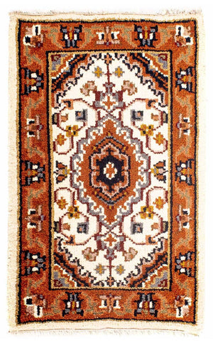 Orientalny dywan - Bijar - Indus - 90 x 60 cm - beżowy