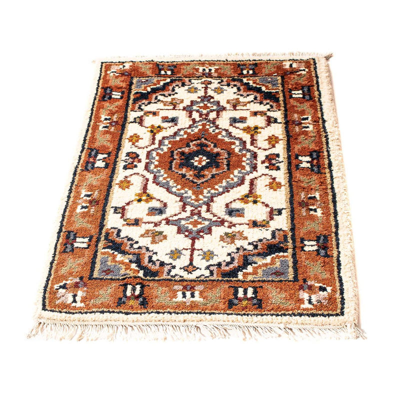 Orientalny dywan - Bijar - Indus - 90 x 60 cm - beżowy