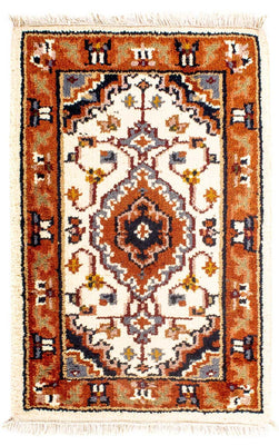 Orientalny dywan - Bijar - Indus - 91 x 60 cm - beżowy