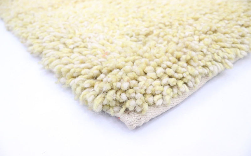 Dywan o wysokim runie - 158 x 90 cm - beżowy