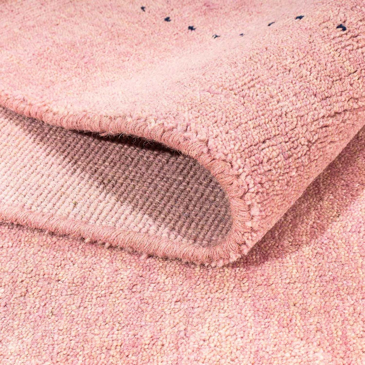 Dywan Gabbeh - Miękki - 221 x 163 cm - różowy