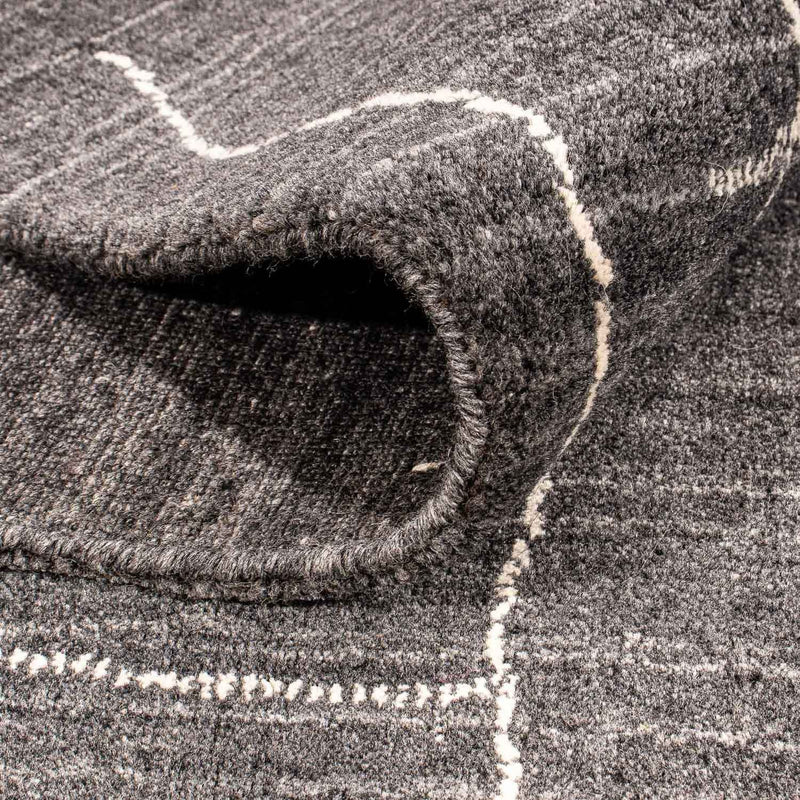 Dywan Gabbeh - Loribaft Indus - 200 x 142 cm - ciemnobrązowy