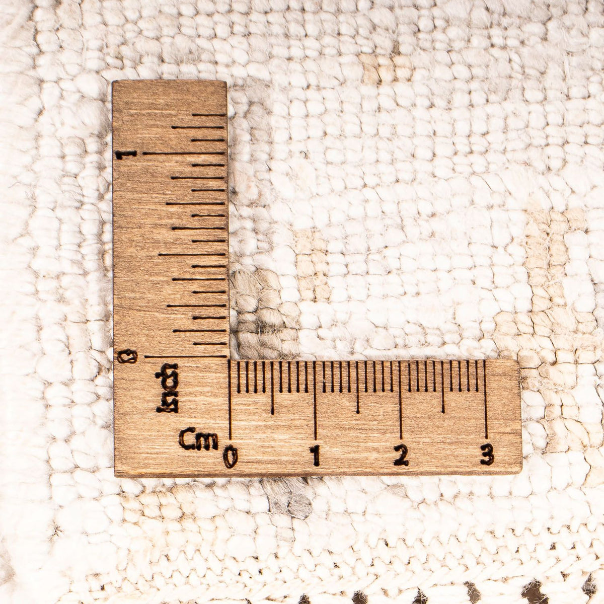 Designerski dywan - 90 x 60 cm - jasnobrązowy