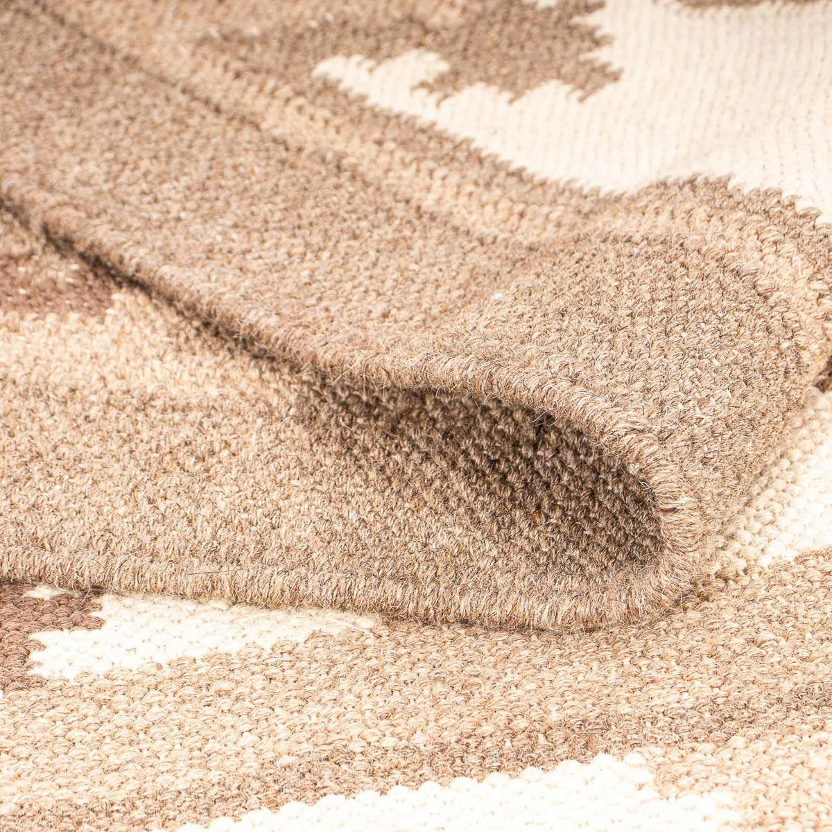 Dywan Kelim - modny - 149 x 92 cm - beżowy