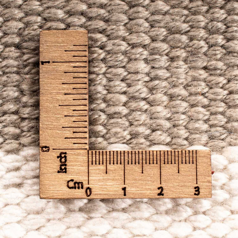 Dywan Kelim - modny kwadratowy  - 68 x 64 cm - beżowy