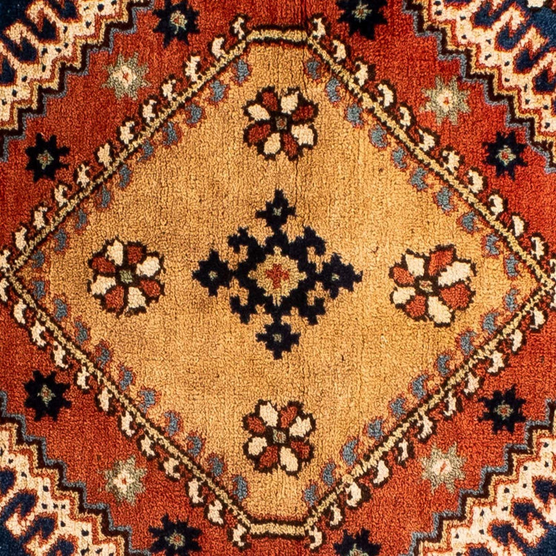 Perski dywan - Nomadyczny kwadratowy  - 70 x 68 cm - ciemnoniebieski