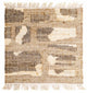 Nowoczesny kilim Dywan 62x61cm - Dywan wełniany
