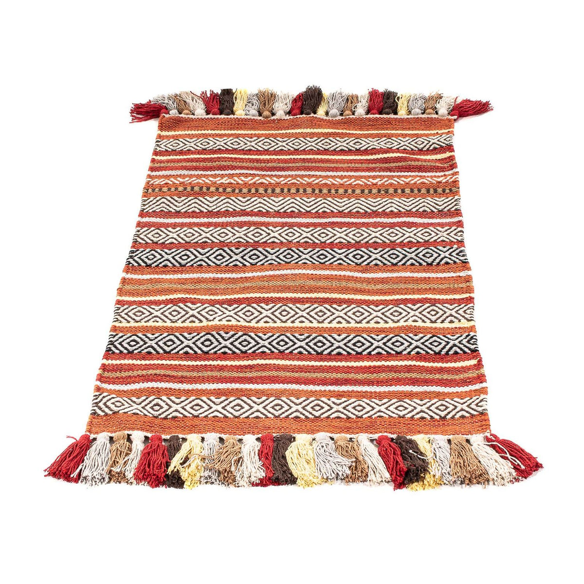 Dywan Kelim - modny - 94 x 58 cm - wielokolorowy