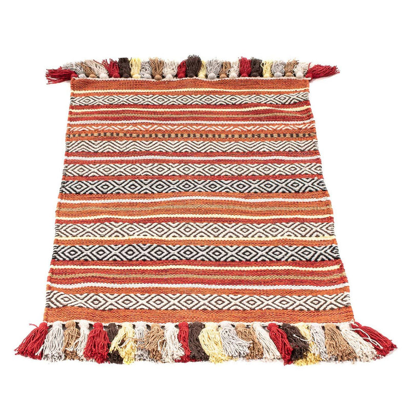 Dywan Kelim - modny - 94 x 58 cm - wielokolorowy