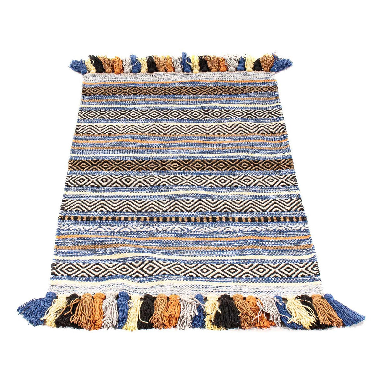 Dywan Kelim - modny - 94 x 58 cm - wielokolorowy