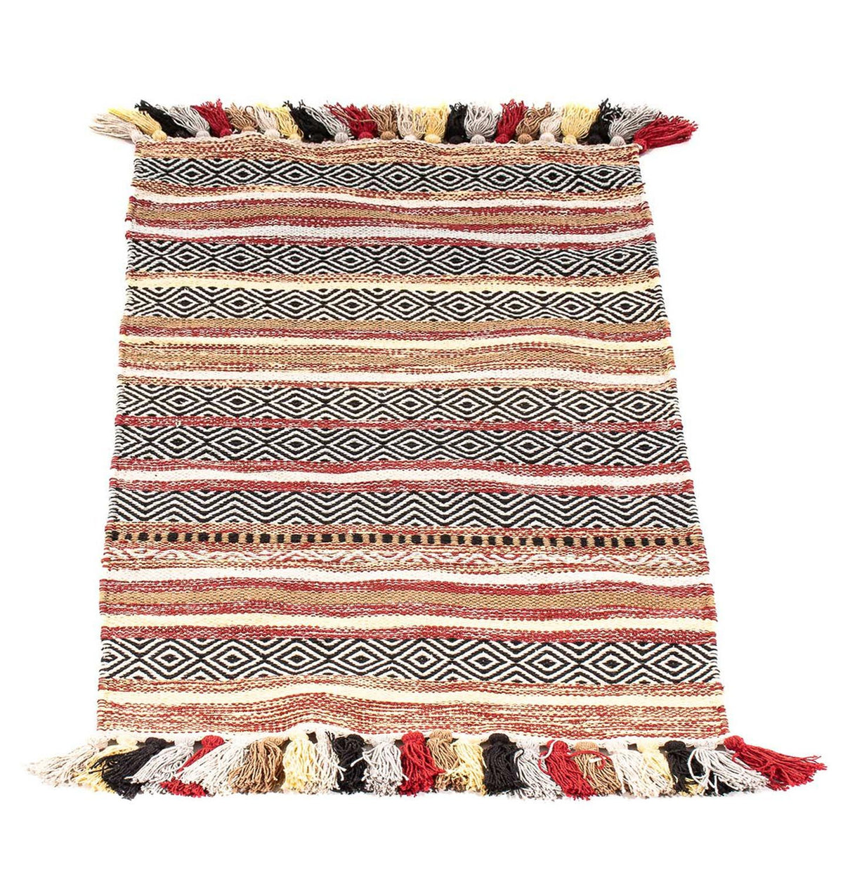 Dywan Kelim - modny - 120 x 58 cm - wielokolorowy