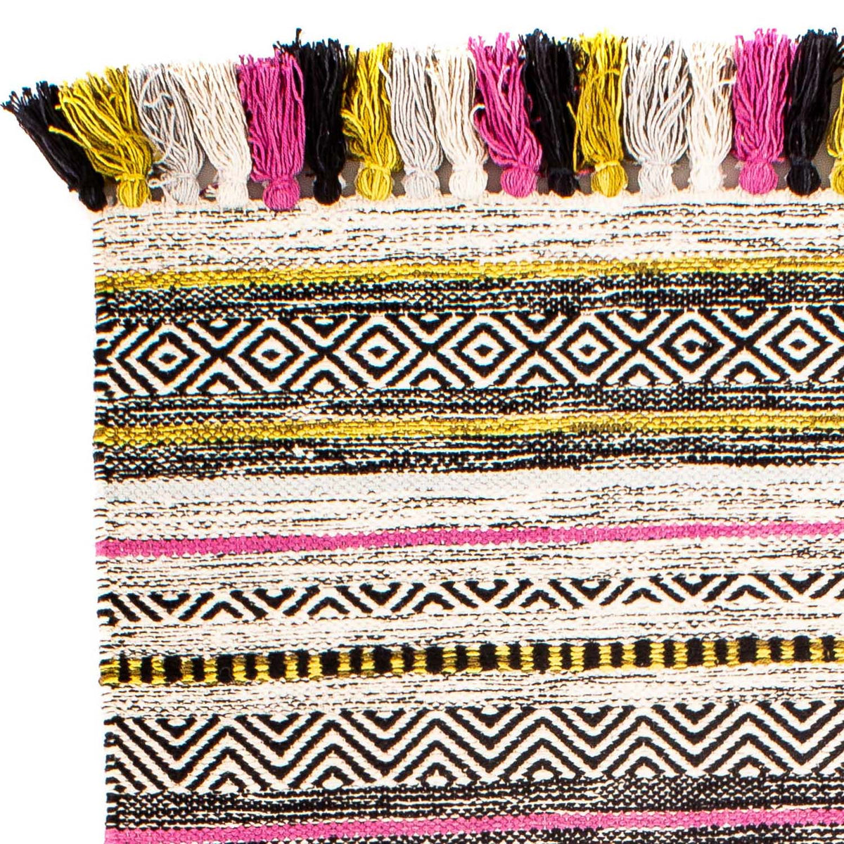 Dywan Kelim - modny - 96 x 58 cm - wielokolorowy