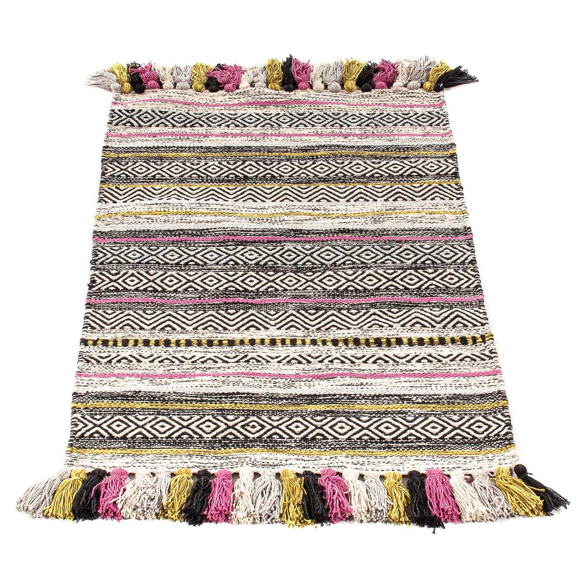 Dywan Kelim - modny - 96 x 58 cm - wielokolorowy