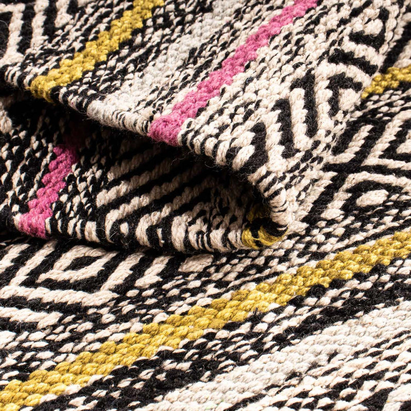 Dywan Kelim - modny - 90 x 60 cm - wielokolorowy