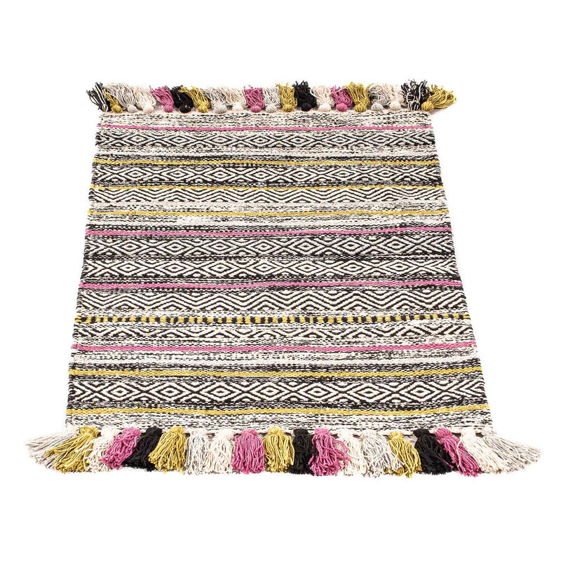 Dywan Kelim - modny - 90 x 60 cm - wielokolorowy
