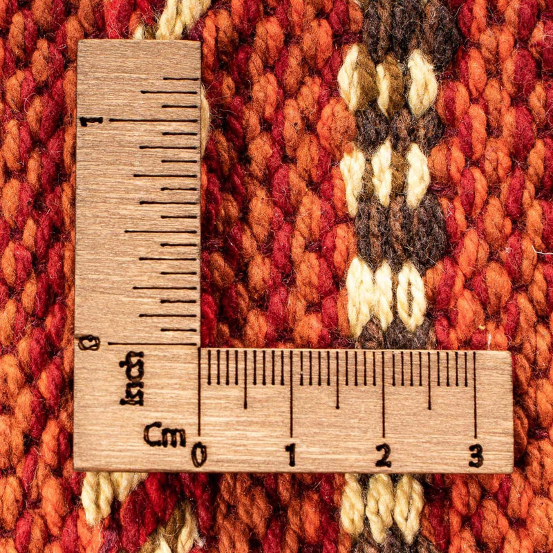 Dywan Kelim - modny - 90 x 60 cm - czerwony