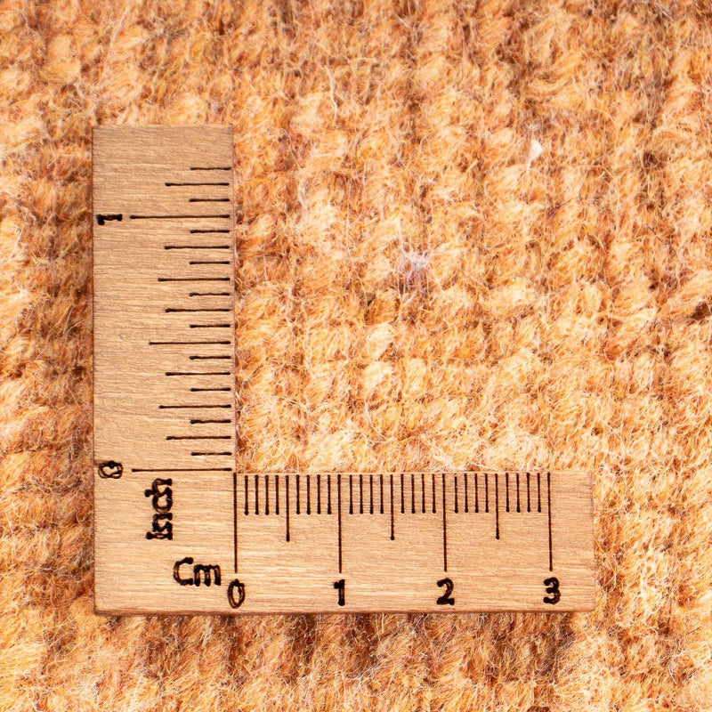 Dywan z Nepalu kwadratowy  - 49 x 44 cm - pomarańczowy