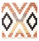 Nowoczesny kilim Dywan 69x67cm - Dywan wełniany
