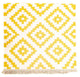 Nowoczesny kilim Dywan 80x72cm - Dywan wełniany