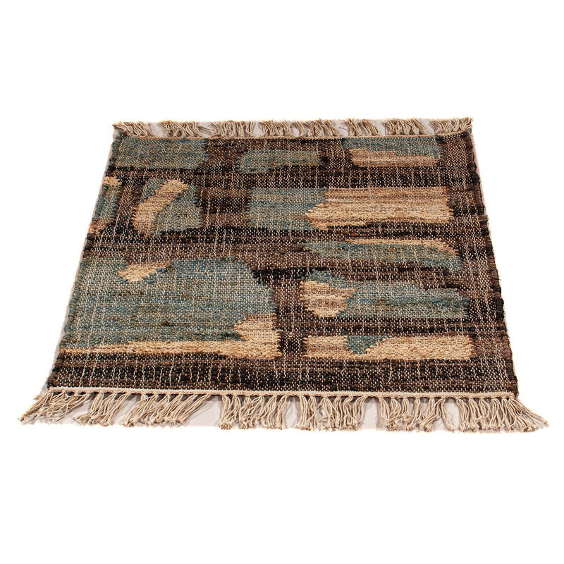 Dywan Kelim - modny kwadratowy  - 60 x 60 cm - wielokolorowy