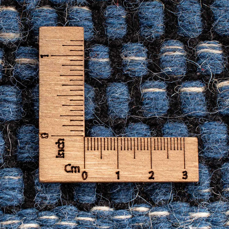 Dywan Kelim - modny - 88 x 62 cm - ciemnoniebieski