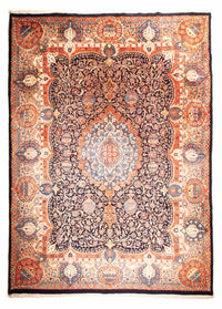 Dywan perski - Klasyczny - 400 x 293 cm - ciemnoniebieski