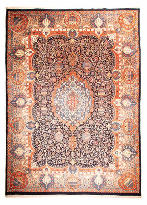 Dywan perski - Klasyczny - 400 x 293 cm - ciemnoniebieski