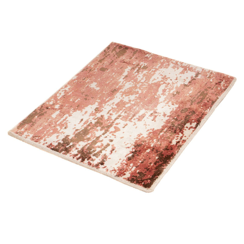 Dywan wiskozowy kwadratowy  - 60 x 50 cm - wielokolorowy