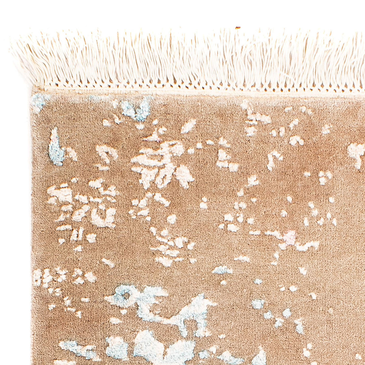 Designerski dywan - 88 x 63 cm - jasnobrązowy