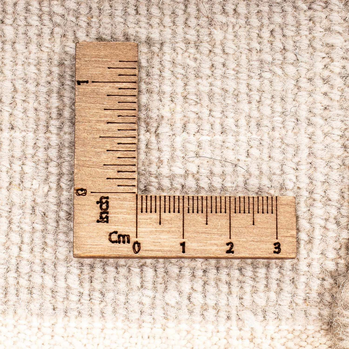 Designerski dywan - 88 x 63 cm - jasnobrązowy