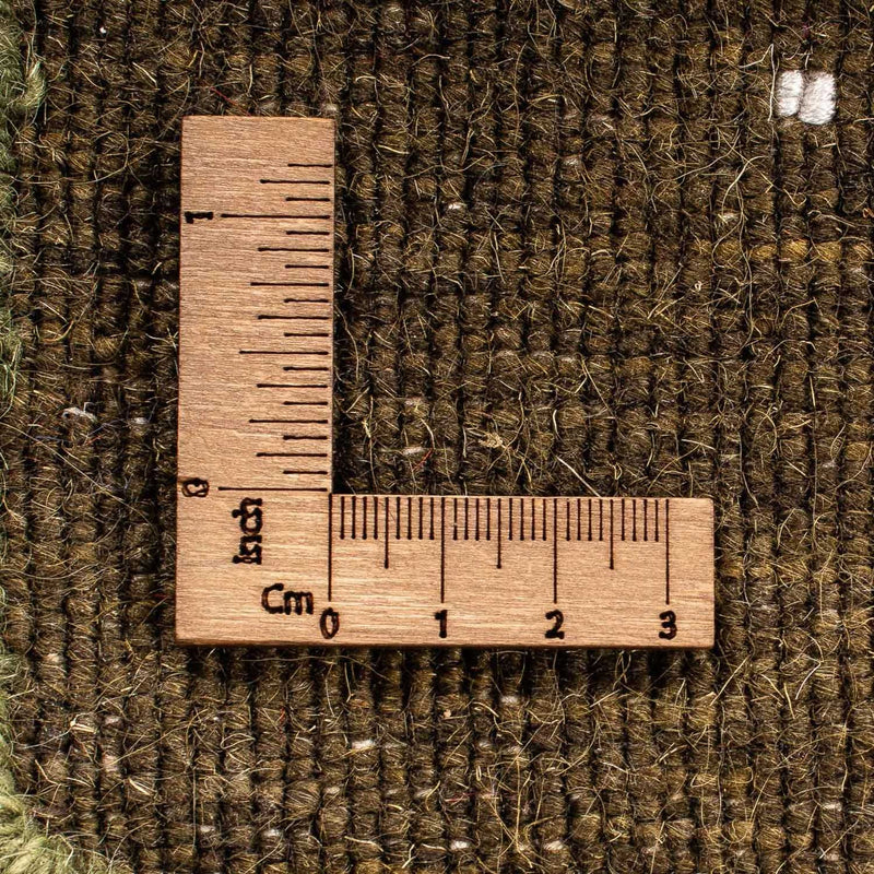 Dywan Gabbeh - Loribaft Indus - 91 x 64 cm - ciemnobrązowy