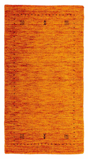 Dywan Gabbeh - Loribaft Indus - 133 x 70 cm - pomarańczowy