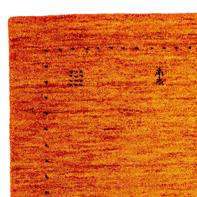 Dywan Gabbeh - Loribaft Indus - 133 x 70 cm - pomarańczowy