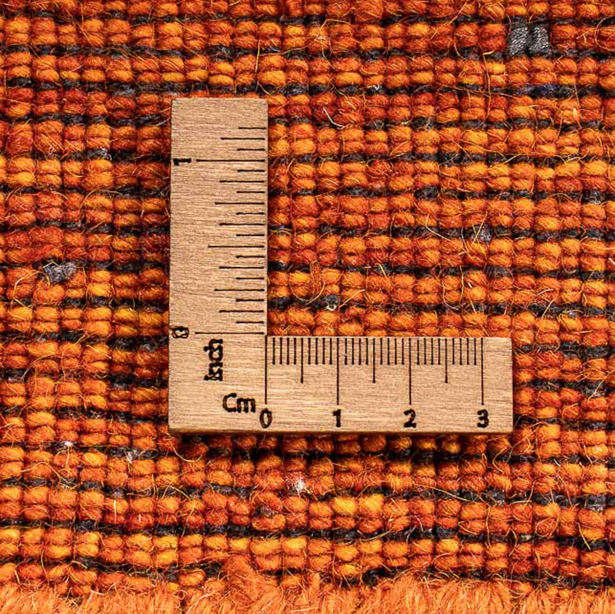 Dywan Gabbeh - Loribaft Indus - 133 x 70 cm - pomarańczowy