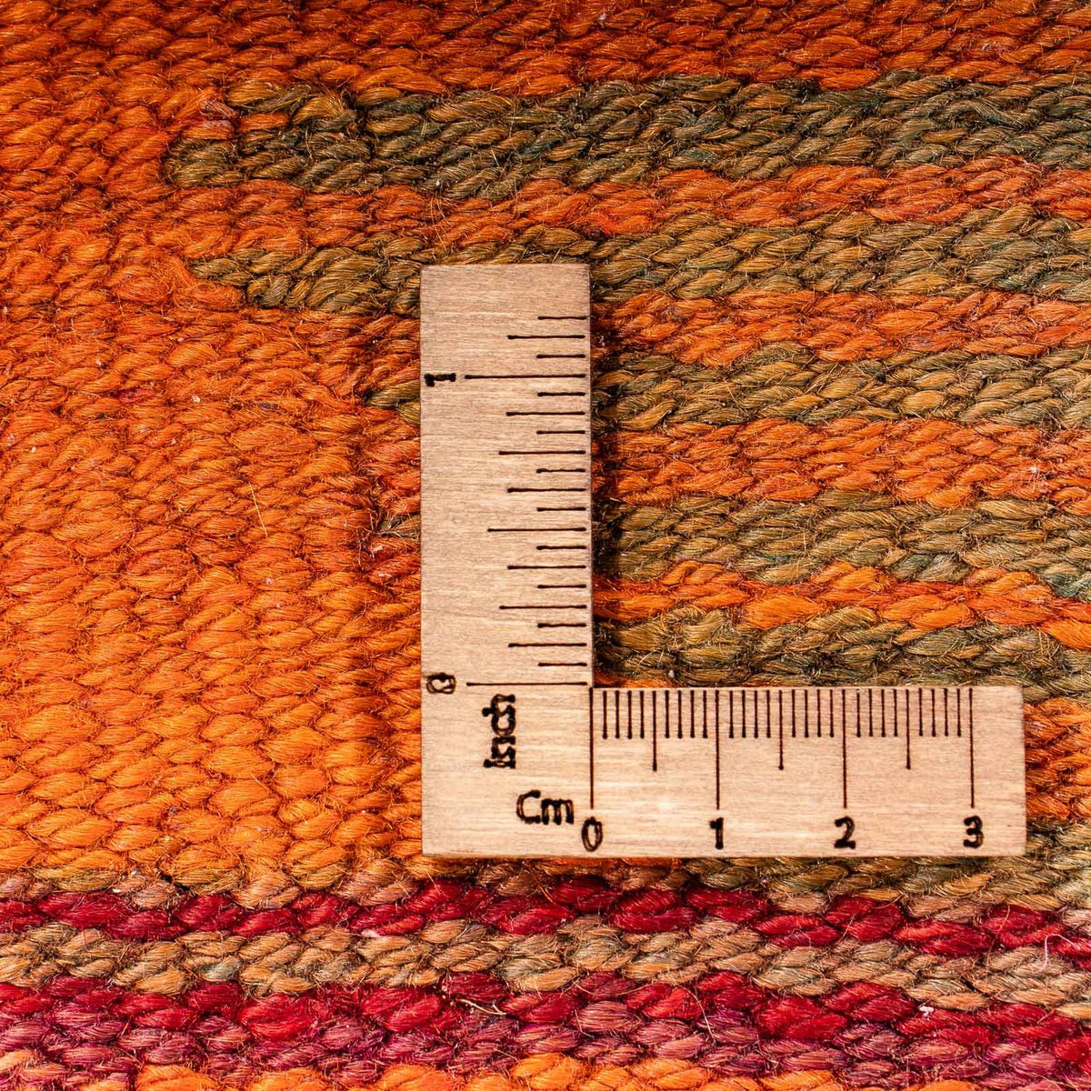 Biegacz Dywan Kelim - Stary - 265 x 125 cm - wielokolorowy