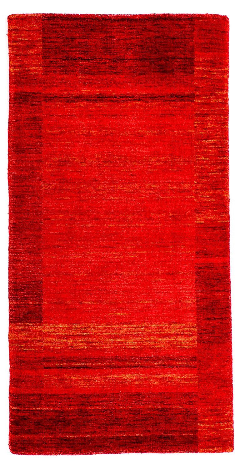 Dywan Gabbeh - Loribaft Indus - 142 x 77 cm - czerwony