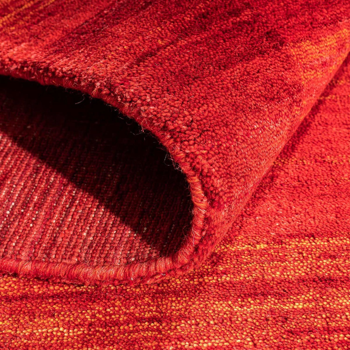 Dywan Gabbeh - Loribaft Indus - 142 x 77 cm - czerwony